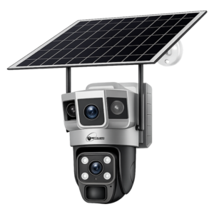 NexGuard Solar 8MP Dual Cam 4G PTZ Security Camera (4MP+4MP) | SIM Based | IP66 Waterproof