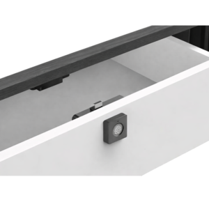 NexGuard Smart Biometric Door Knob with Fingerprint & Doorbell – 4-Way Unlock (Black)